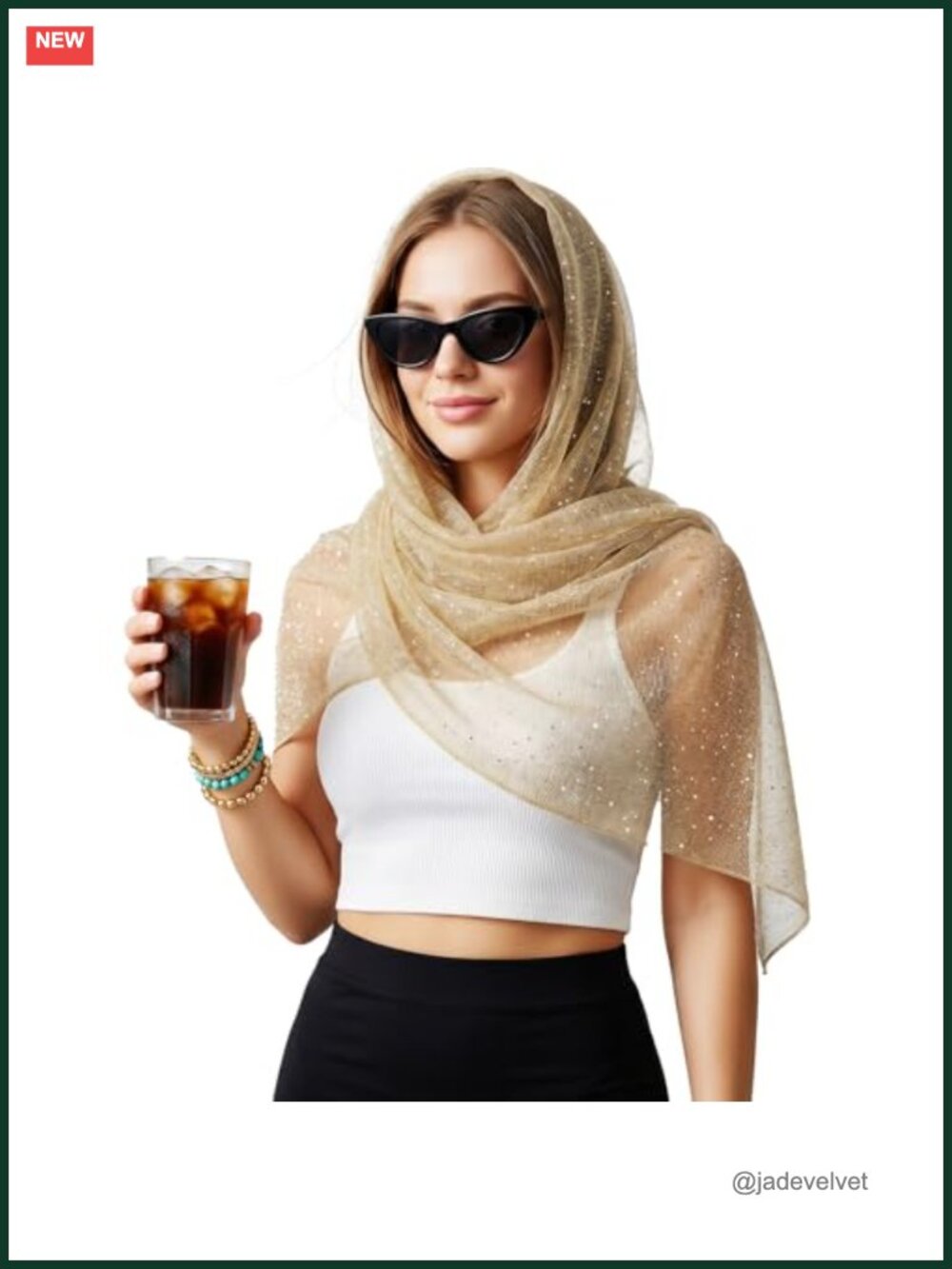 Sequin Mesh Shawl Wrap Scarf Dressy Wedding Guest